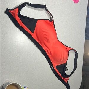 Avia Red and Black Sports Bra Intimates & Sleepwear